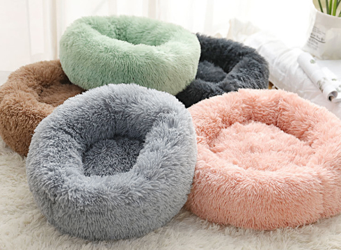 Cozy Donut Dog Bed