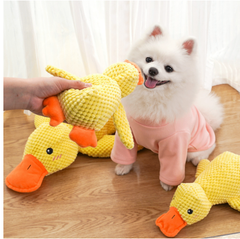 Snuggle Duck Squeaky Plush