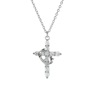 Crown Cross Necklace